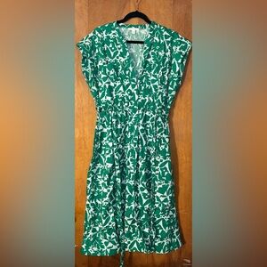 Green Floral Dress